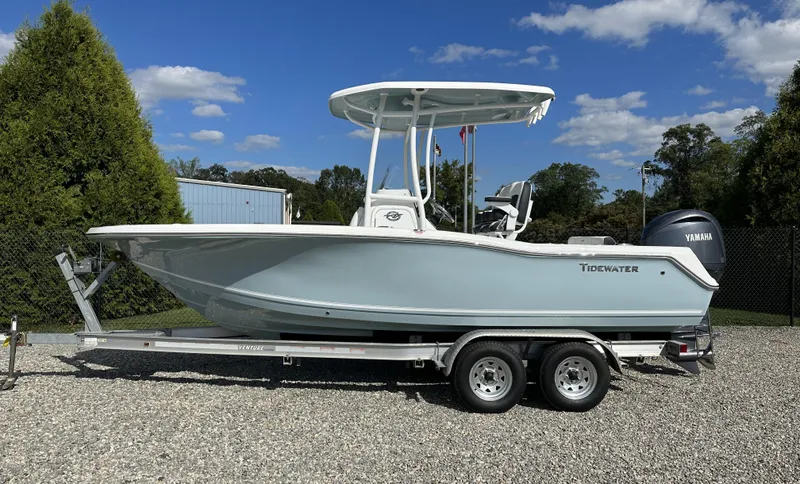 The Image of 2025 Tidewater 210 CC Adventure boat on trailer, Jim's Marine, Coast Guard kit included. - 0