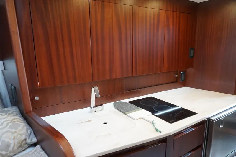 Slide: The Image of Modern kitchen in Jupiter 41 SB yacht, 2021 model. - 35