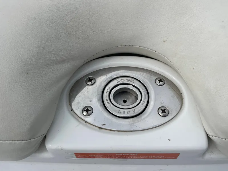 Slide: The Image of Boat seat base mount on a 2006 Cobalt 24SX. - 35