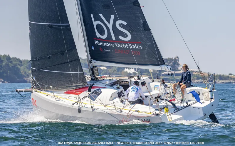 Slide: The Image of 2023 Jeanneau Sun Fast 3300 sailing in Newport, Rhode Island race. - 3