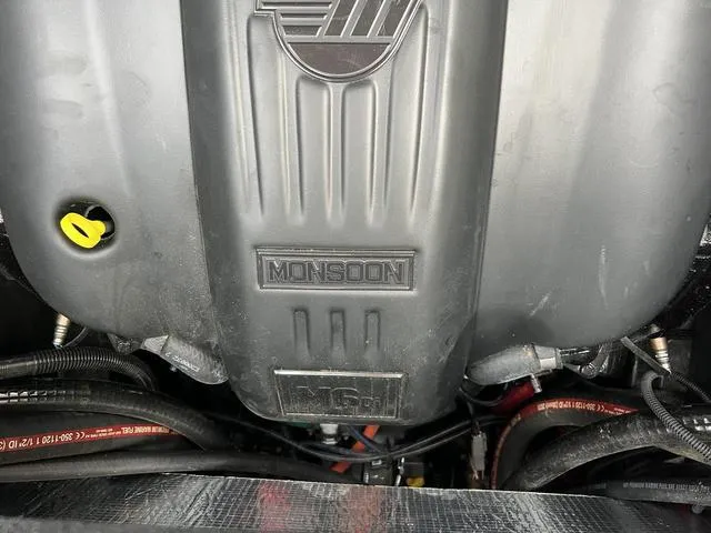 Slide: The Image of 2021 Malibu M220 Monsoon engine close-up. - 16