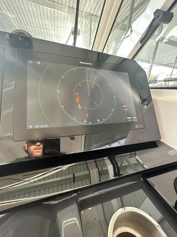 Slide: The Image of Raymarine navigation display on 2021 Formula 380 Super Sport Crossover boat. - 43