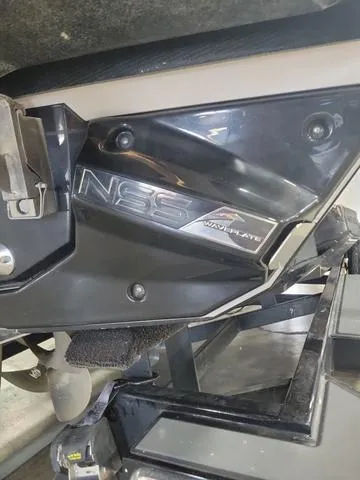 Slide: The Image of Close-up of 2015 Nautique G23 NSS wake plate. - 5