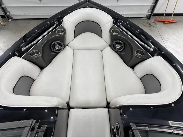 Slide: The Image of 2007 Supra 21V LTD boat interior with storage compartments. - 6