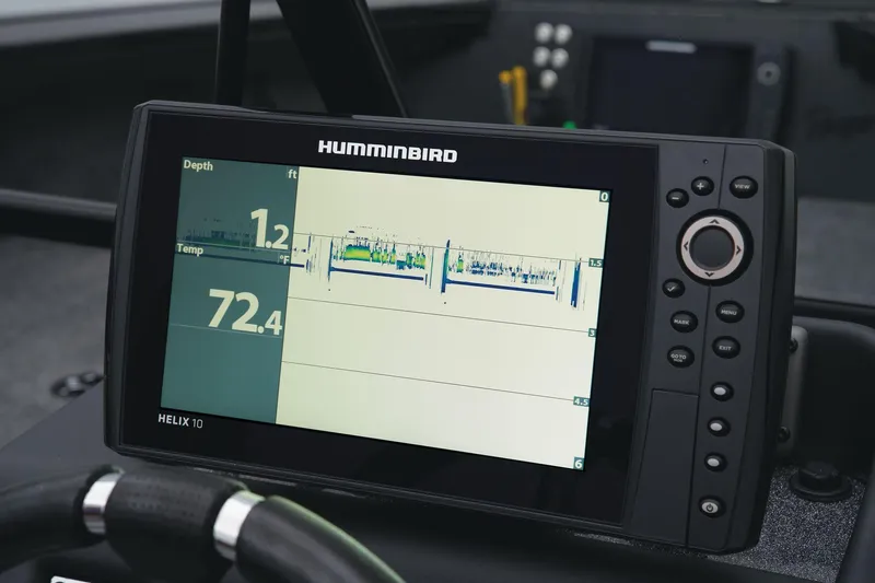 Slide: The Image of Humminbird fish finder display on 2024 Ranger VX1888 WT boat. - 26