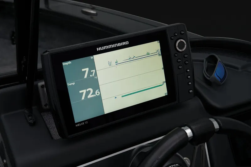 Slide: The Image of 2024 Ranger VX1888 WT boat with Humminbird Helix 10 fish finder. - 44