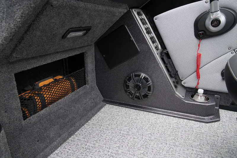 Slide: The Image of 2024 Ranger VX1888 WT interior storage and speaker system. - 45