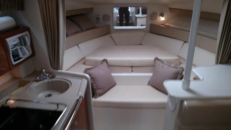 Slide: The Image of Control console of a 2004 Wellcraft 330 Coastal boat. - 10
