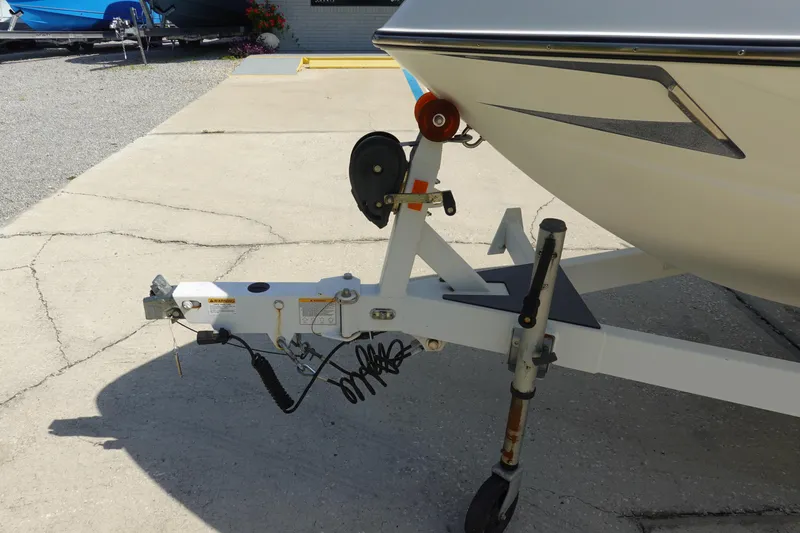 Slide: The Image of Axis T22 boat trailer hitch, 2020 model, parked on concrete surface. - 46