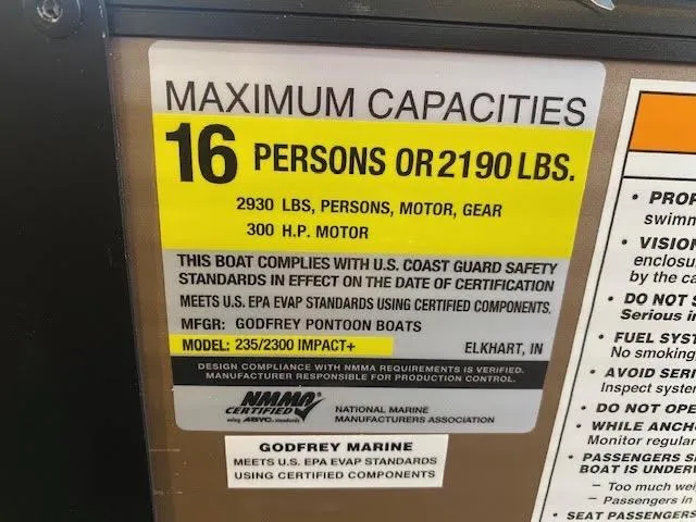 Slide: The Image of Godfrey Monaco 235DFL Luxury Full Tritoon 2024 - 8