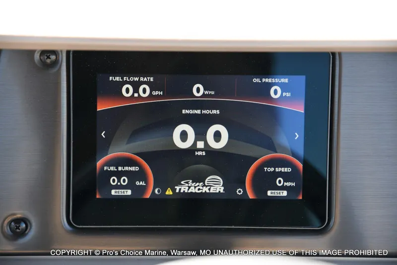 Slide: The Image of Sun Tracker FISHIN' BARGE 22 DLX w/150HP Mercury 4 Stroke 2025 - 7