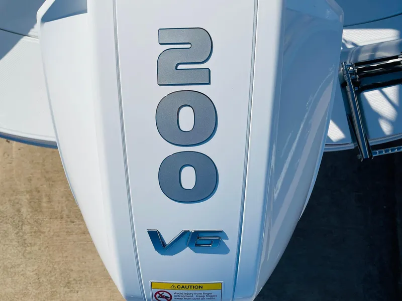 Slide: The Image of 2024 Tahoe 2150 CC boat with 200 V6 engine. - 43