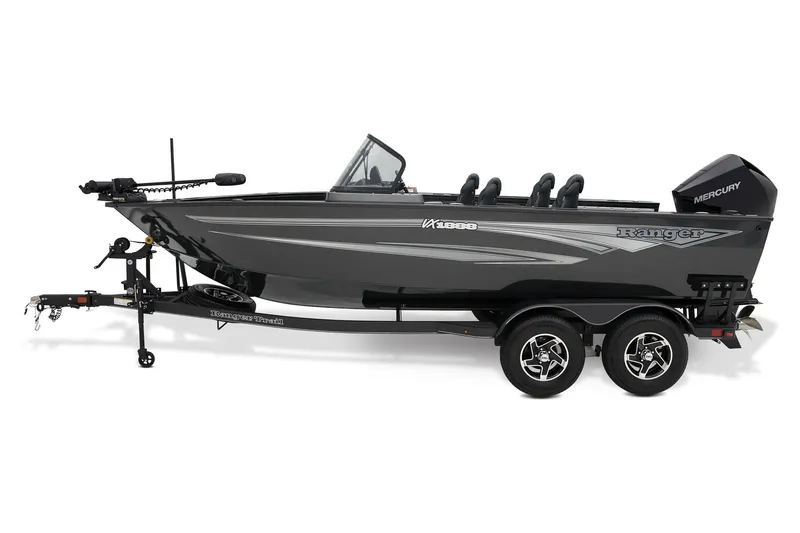 Slide: The Image of 2024 Ranger VX1888 WT fishing boat on trailer. - 13