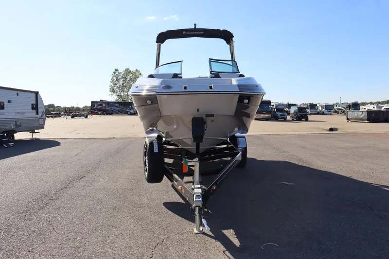 Slide: The Image of 2024 Crownline Eclipse E255 SURF boat interior with sink and toilet. - 6