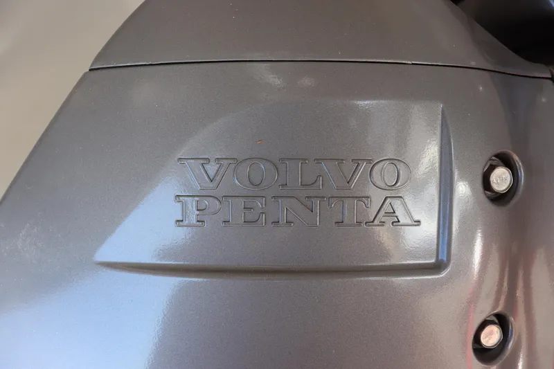 Slide: The Image of Close-up of Volvo Penta engine on 2024 Crownline 260SS SURF boat. - 10
