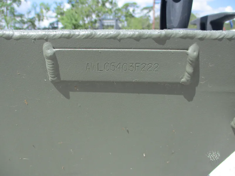 Slide: The Image of 2022 Alweld 1542 MARSH LF boat hull identification number. - 7