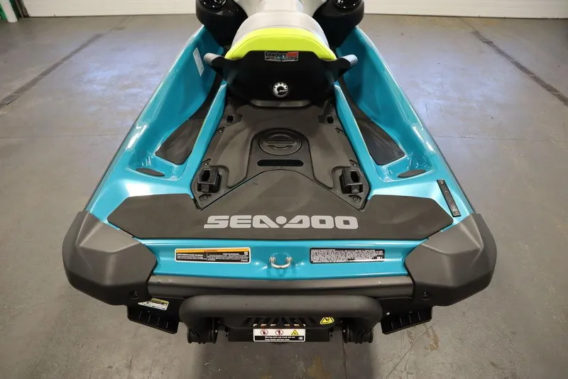 Slide: The Image of 2025 Sea-Doo GTI SE 130 storage compartment with protective cover. - 19