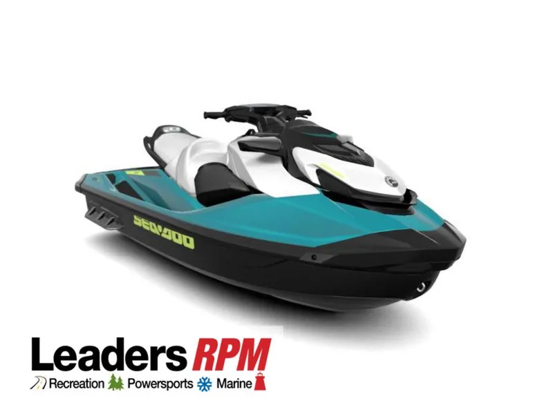 Slide: The Image of 2025 Sea-Doo GTI SE 130, rear view, showcasing sleek design and vibrant blue color. - 22