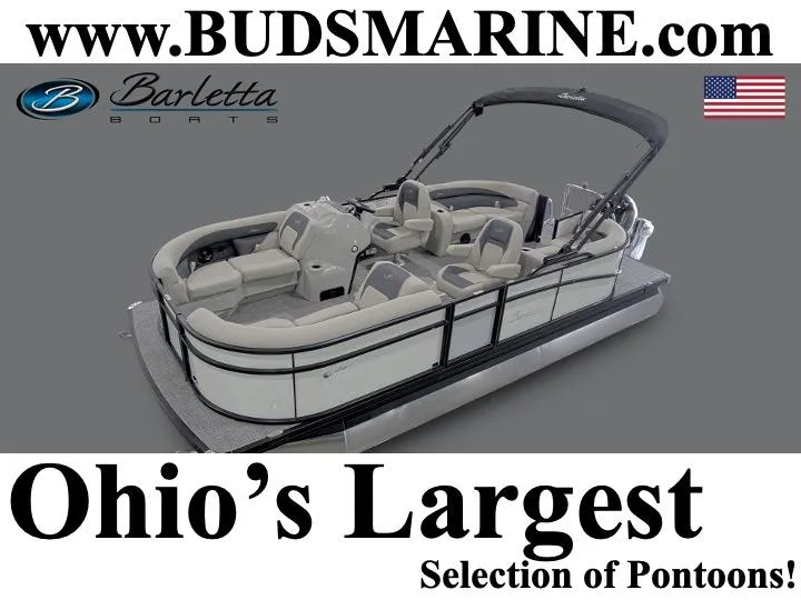 Slide: The Image of 2024 Barletta ARIA 20QC pontoon boat at Bud's Marine, Ohio's largest selection. - 0