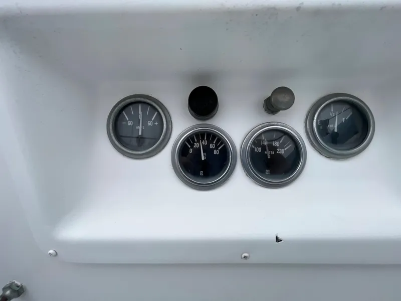 Slide: The Image of Instrument panel of a 1979 Ranger Yachts 30 sailboat. - 12