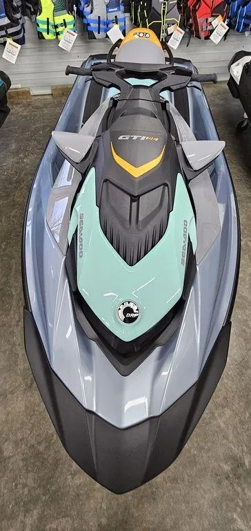 Slide: The Image of 2024 Sea-Doo GTI™ SE 130 IBR personal watercraft on display. - 3