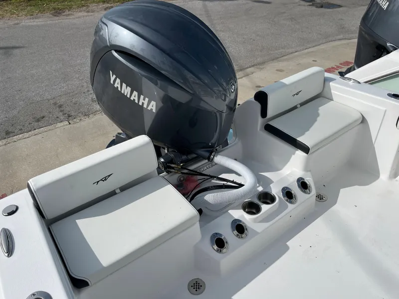 Slide: The Image of 2024 Tidewater 198 CC boat with Yamaha outboard motor. - 10