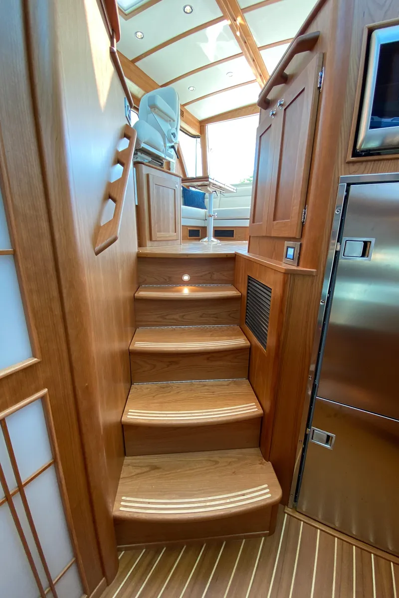 Slide: The Image of Companionway to Galley - 17