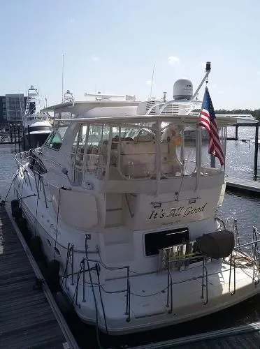 Slide: The Image of Stainless Rails on Large Swim Platform - 3