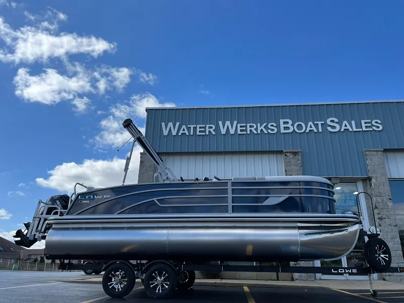 Slide: The Image of 2024 Lowe SS 210 pontoon boat at Water Werks Boat Sales dealership. - 26