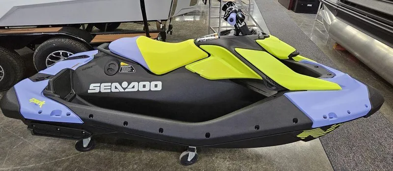 Slide: The Image of 2024 Sea-Doo Spark® Trixx™ jet ski with Rotax® 900 ACE™ engine, iBR, and audio system. - 3