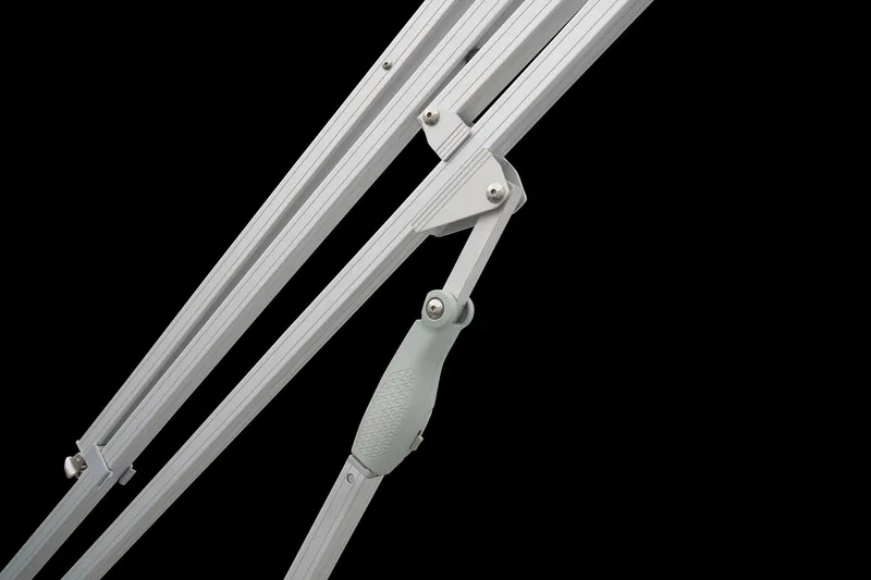 Slide: The Image of 2024 Ranger Reata 243C boat dashboard with steering wheel and digital display. - 52