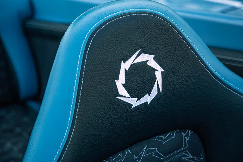 Slide: The Image of 2025 Fountain 34 Thunder Cat boat seat with logo embroidery - 11