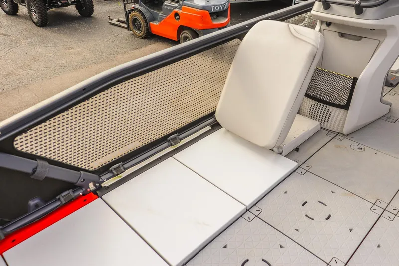 Slide: The Image of 2024 Sea-Doo Switch Sport 21 interior seating and deck layout. - 15