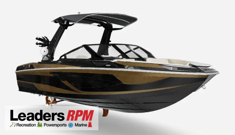 Slide: The Image of 2024 Centurion Ri230 boat with sleek design, showcased by Leaders RPM. - 8