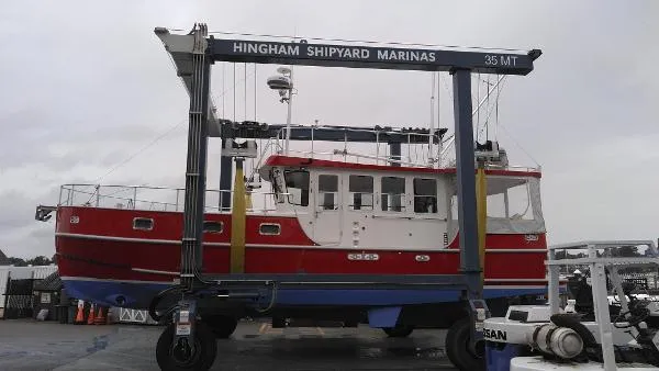 Slide: The Image of 2007 Custom Rockport Steel Trawler MY at Hingham Shipyard Marinas - 7