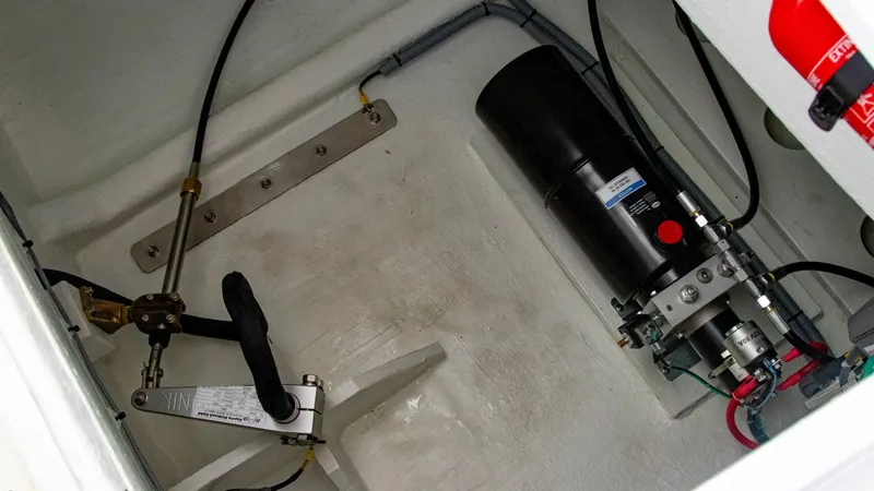 Slide: The Image of Interior mechanical components of a 2023 Alfastreet 21 Open boat. - 36