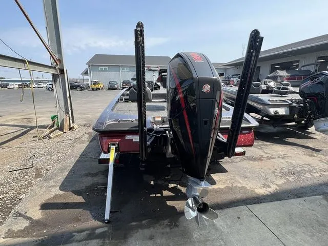 Slide: The Image of 2023 Caymas CX20 Pro boat trailer hitch in a garage. - 5