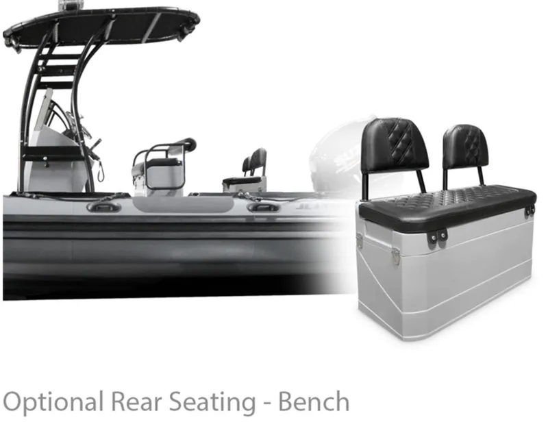 Slide: The Image of 2024 Inmar 670 Demo Boat with optional rear bench seating. - 10