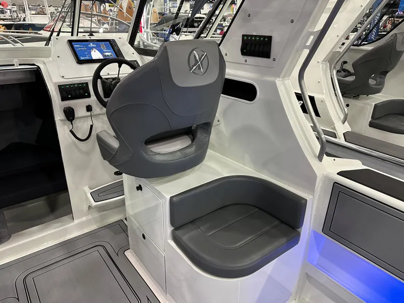 Slide: The Image of Bolstered Seat w/2x Storage Drawers with Curved Aft Seating - 14