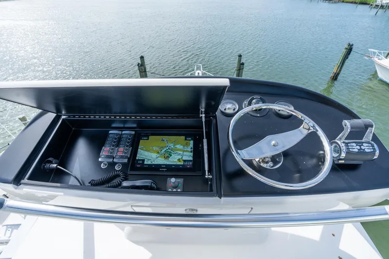 Slide: The Image of Viking 62 Enclosed Bridge Tail Dancer-Electronics - 34