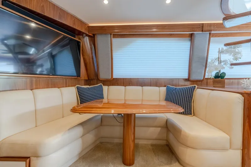 Slide: The Image of Viking 62 Enclosed Bridge Tail Dancer-Dinette - 4