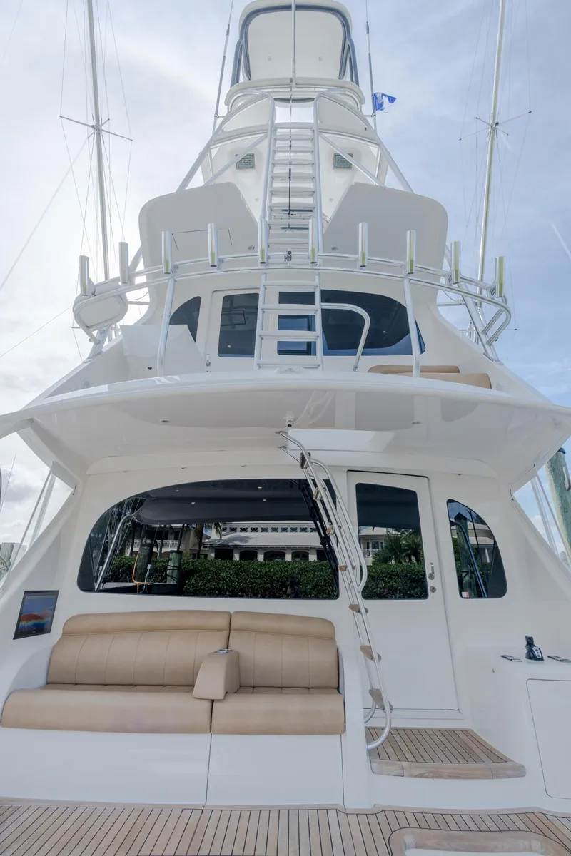 Slide: The Image of Viking 62 Enclosed Bridge Tail Dancer-Cockpit - 46