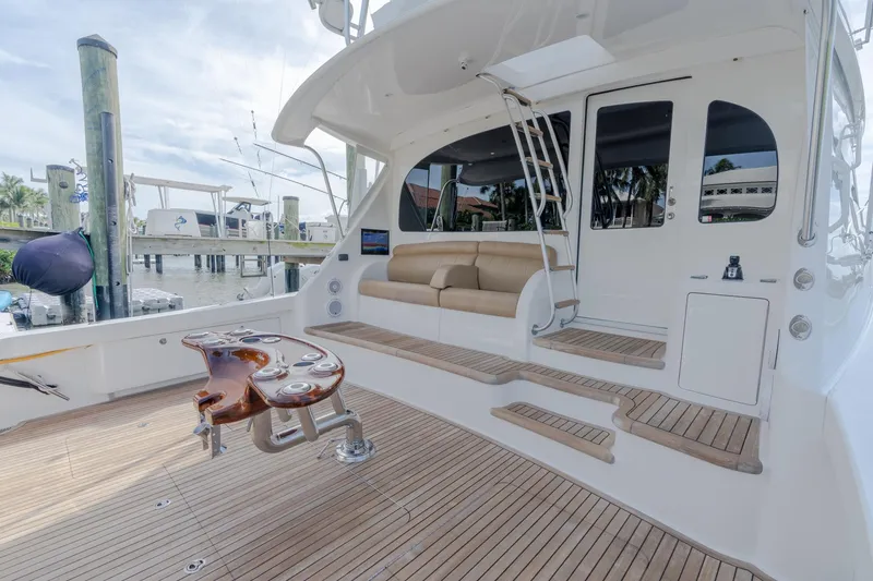 Slide: The Image of Viking 62 Enclosed Bridge Tail Dancer-Cockpit - 48