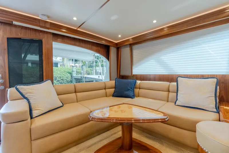 Slide: The Image of Viking 62 Enclosed Bridge Tail Dancer-Dinette - 5