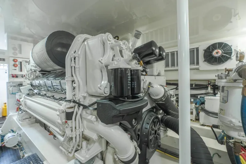 Slide: The Image of Viking 62 Enclosed Bridge Tail Dancer-Engine Room - 53