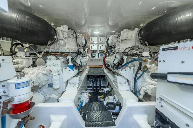 Slide: The Image of Viking 62 Enclosed Bridge Tail Dancer-Engine Room - 56