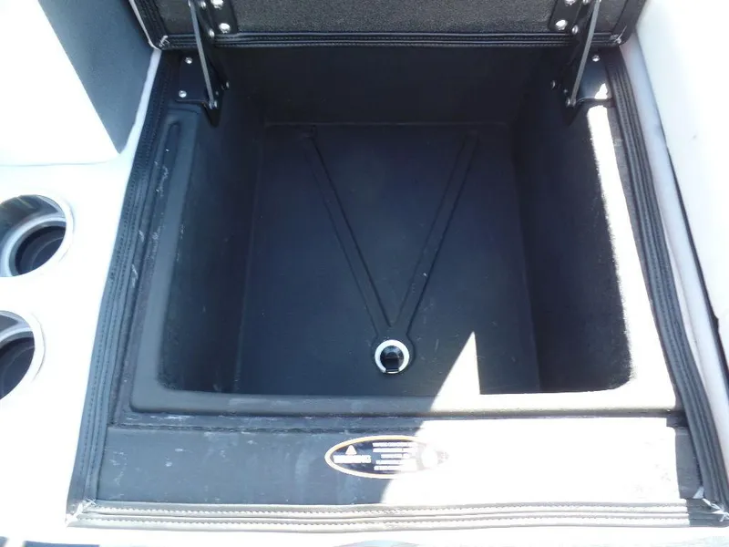 Slide: The Image of Storage compartment in 2024 Harris Sunliner 230 boat. - 17