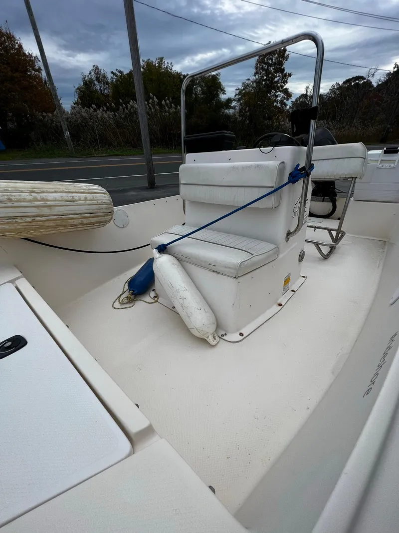 Slide: The Image of 2002 Key West 1720 Center Console boat, interior view. - 17