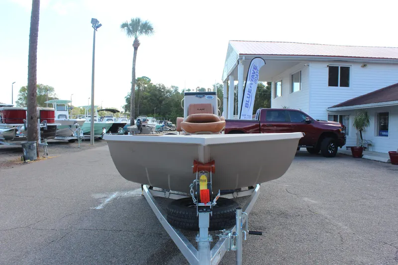 Slide: The Image of 2024 Avid ROGUE boat on trailer at dealership. - 3