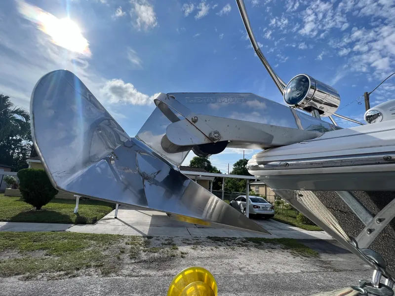 Slide: The Image of Close-up of 2014 Regal 35 Sport Coupe anchor and bow. - 37